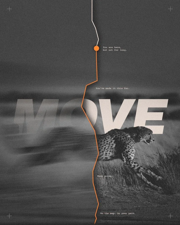 MOVE – A Motivational Poster About Momentum and Progress